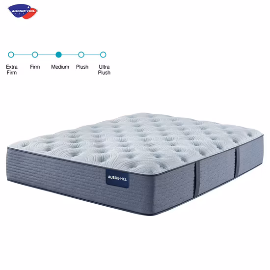 Mobili per la casa Materasso in schiuma a molle insacchettate Euro Top doppio queen king size in lattice naturale di lusso in una scatola